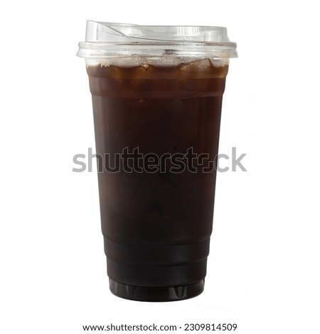 Black Ice coffee drink picture for design poster or menu