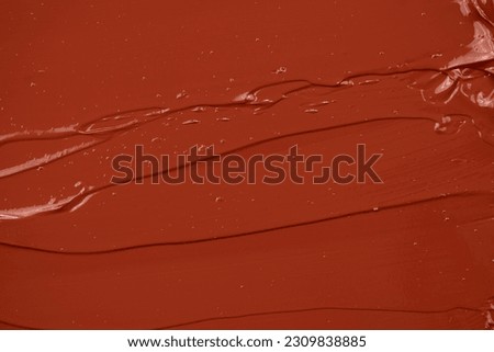Realistic abstract red acrylic paint texture background