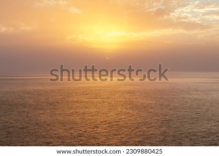 Magical Sunset into Arabian Sea at Gwadar, Pakistan.