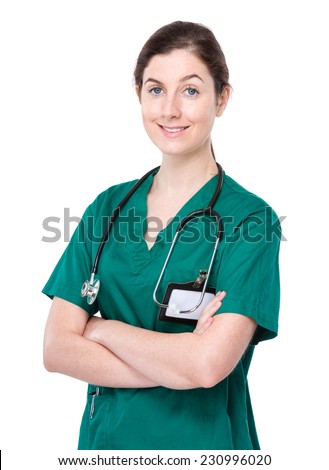 Woman Doctor portrait