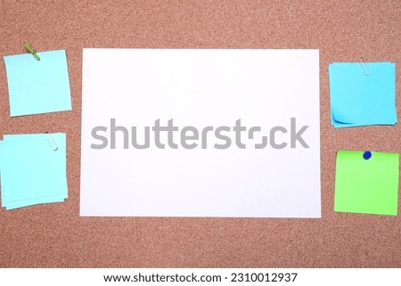 Paper stickers for the notes