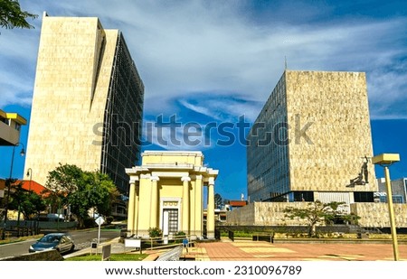 Supreme Court of Justice of Costa Rica on Justice Square in San Jose