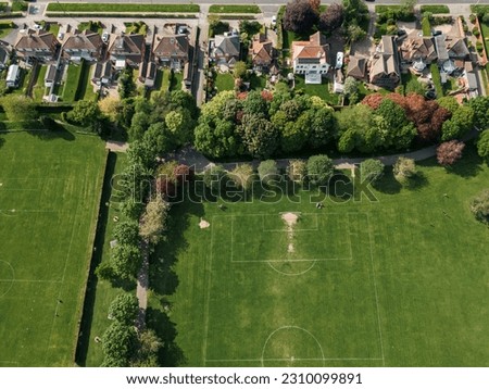 Ariel picture of Haverstoe Park, Cleethorpes. Taken mid May.