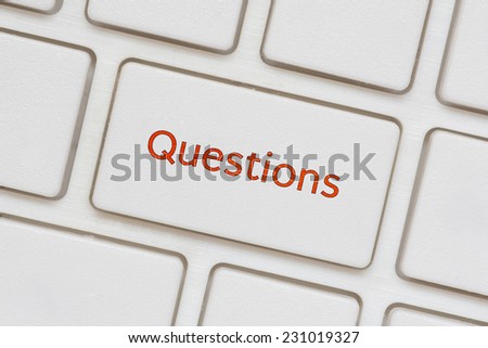 questions button on Computer Keyboard