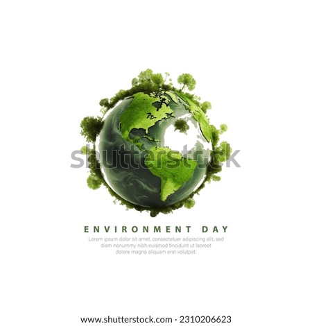 5TH JUNE-World Environment Day. VECTOR  Royalty-Free Stock Photo #2310206623