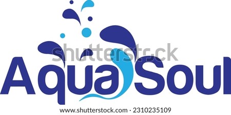 Elegant, Playful Logo Design for Aqua Soul Royalty-Free Stock Photo #2310235109