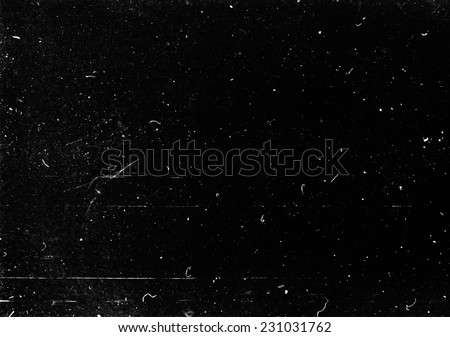 Dust and scratches on old photographic paper - layer for photo editor Royalty-Free Stock Photo #231031762