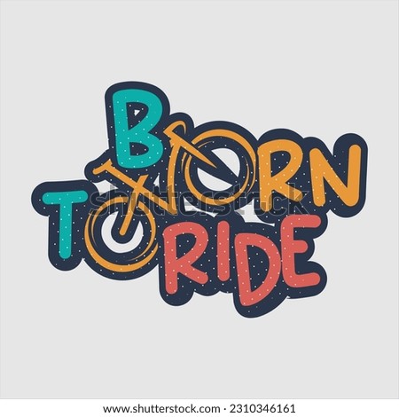 Cycling T-shirt Design. Bike Tee Design
