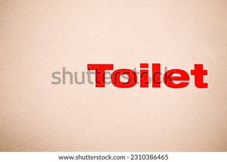 image word toilet text sign message