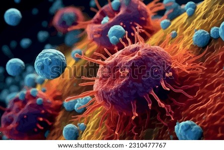 excellent picture, virus vector cute Royalty-Free Stock Photo #2310477767