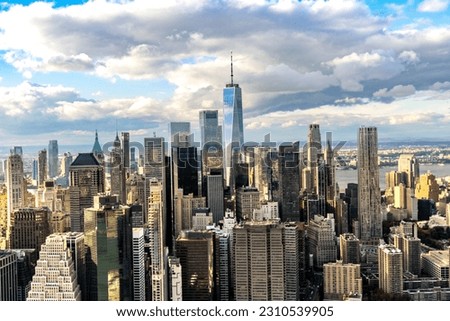 New York City Aerial Skyline