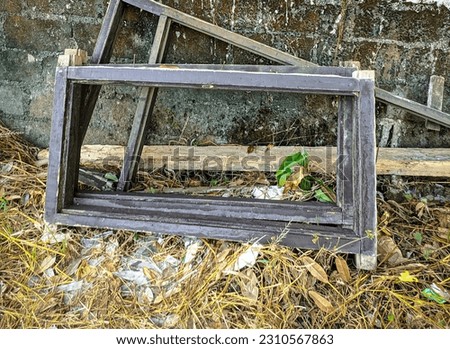 Broken and Abandoned Used Wooden Windows