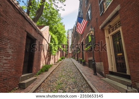 Acorn Street, Historical Street in Boston, Massachusetts