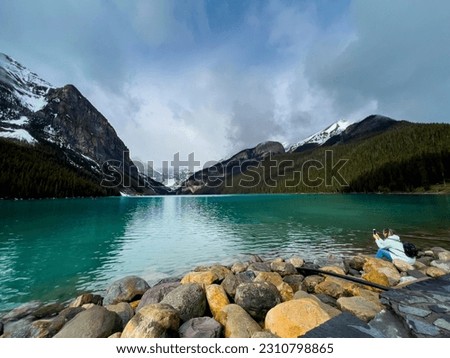 Summer in Lake Louise Banff National Park in Canada