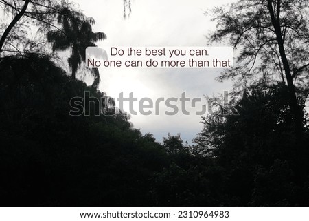 Motivational and inspiring quotes in selective focus with blurry background