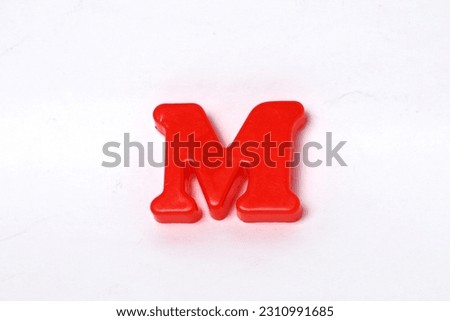 English Alphabet Letter A To Z Image. Selective Focus