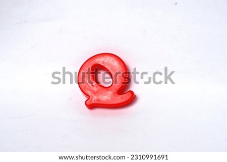 English Alphabet Letter A To Z Image. Selective Focus