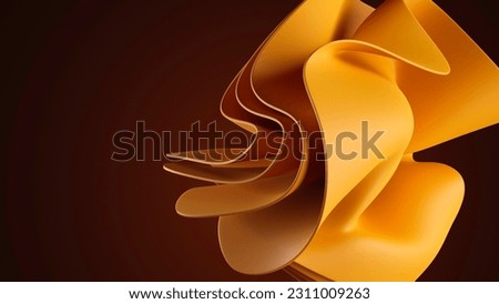 3D abstract shape wallpaper with background 