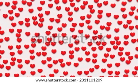 Many Hearts Wallpaper
3D Heart Valentine in love