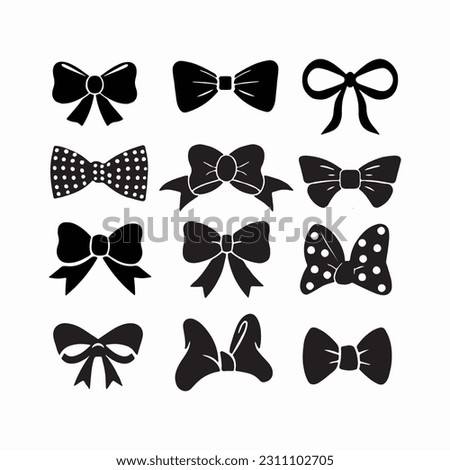 Bow Svg Bundle, Bow Tie Svg, Bow Vector, Bow Svg File, Clipart, Cheer Svg