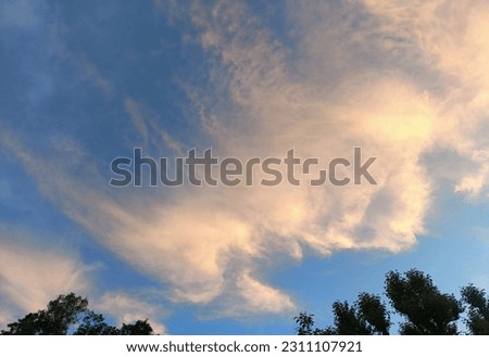 Clouds in the sky picture