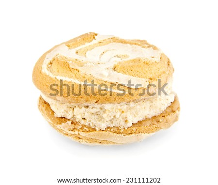 cookie on a white background