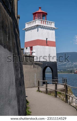 Brockton Point Lighthouse in Stanley Park, Vancouver Canada