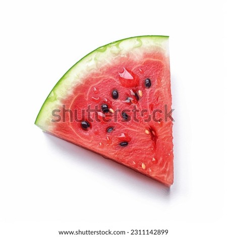 watermelon on white background. High quality photo Royalty-Free Stock Photo #2311142899