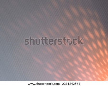 Reflection on plastic sheet for abstract minimalist background