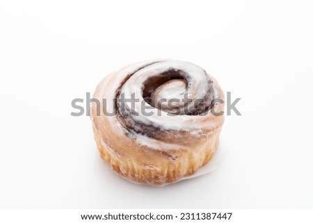 Coffee and cinnamon rolls on the table