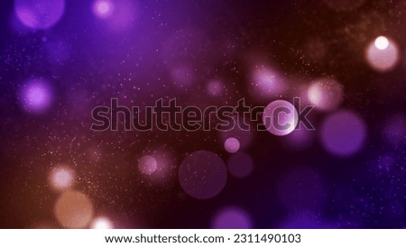 Abstract Sweet Dark Shiny Purple Brown Blurry Sharp Circle Bokeh Light And Glitter Sparkles Dust Background