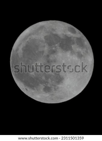 Moon space - black background 8k