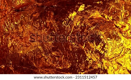 Liquid golden splash texture, abstract beverages background. Whisky, rum, cognac, tea or oil. Royalty-Free Stock Photo #2311512457