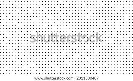 Halftone background with dots. Black and white pop art pattern in comic style. Monochrome dot texture. Vector illustration