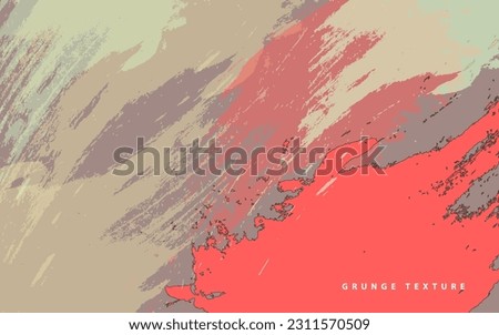 Abstract grunge texture paintbrush background vector