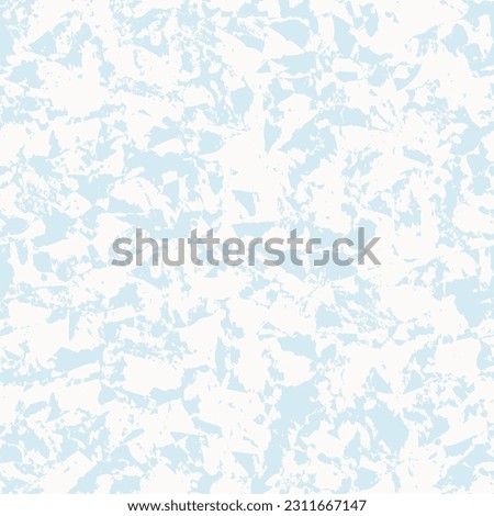 Blue texture seamless vector pattern. Distressed ice winter texture. watercolor background.	