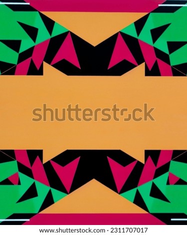 abstract background with a colorful geometric pattern, kaleidoscope effect