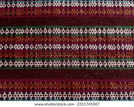 photo illustration of one of the traditional woven fabric motifs of the Timorese people, Indonesia