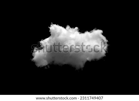 fog, white clouds or haze For designs isolated  on black background Royalty-Free Stock Photo #2311749407