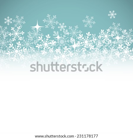 Winter background with place for your text. Vector illustration.