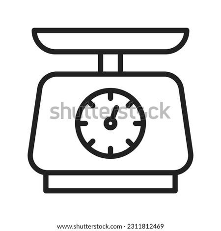 Weight Scale icon image. Suitable for mobile application web application and print media.