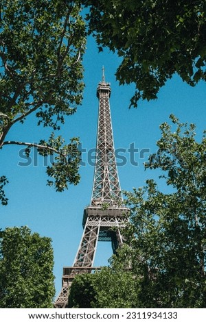 Paris, France in May 2023, along the seine and the Eifeltower Royalty-Free Stock Photo #2311934133