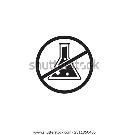 no harmful chemicals icon symbol sign vector
 Royalty-Free Stock Photo #2311950485