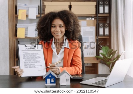 Considering buying a home, investing in real estate. Broker signs a sales agreement. agent, lease agreement.