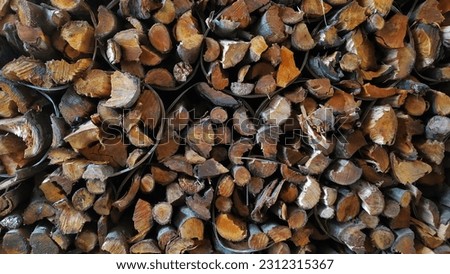 wood abstract background that has been split neatly arranged