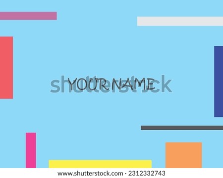 Abstract background of boxes with varied colors