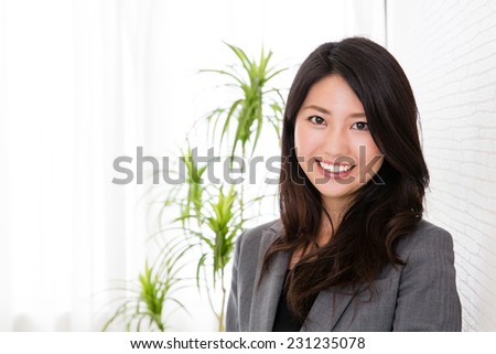 asian businesswoman in the office
