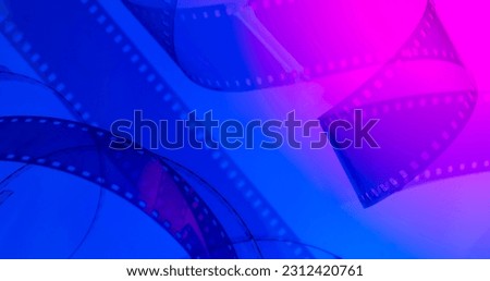 background with film strip.abstract colored background with film strip.