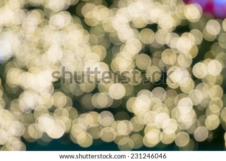 Defocused abstract gold christmas background