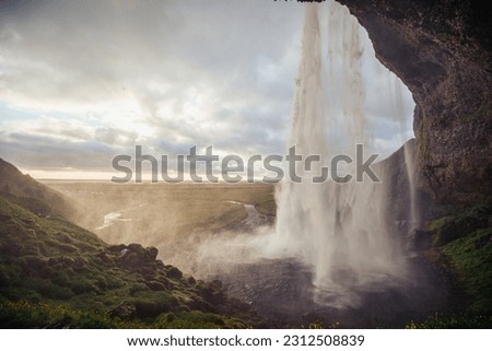 Pictures of waterfalls (Foss) in Iceland